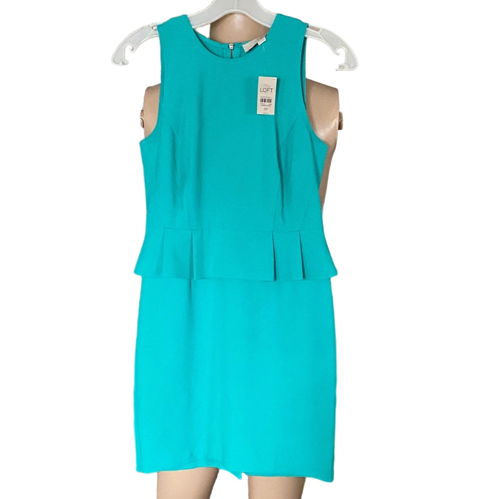 Loft NWT peplum dress